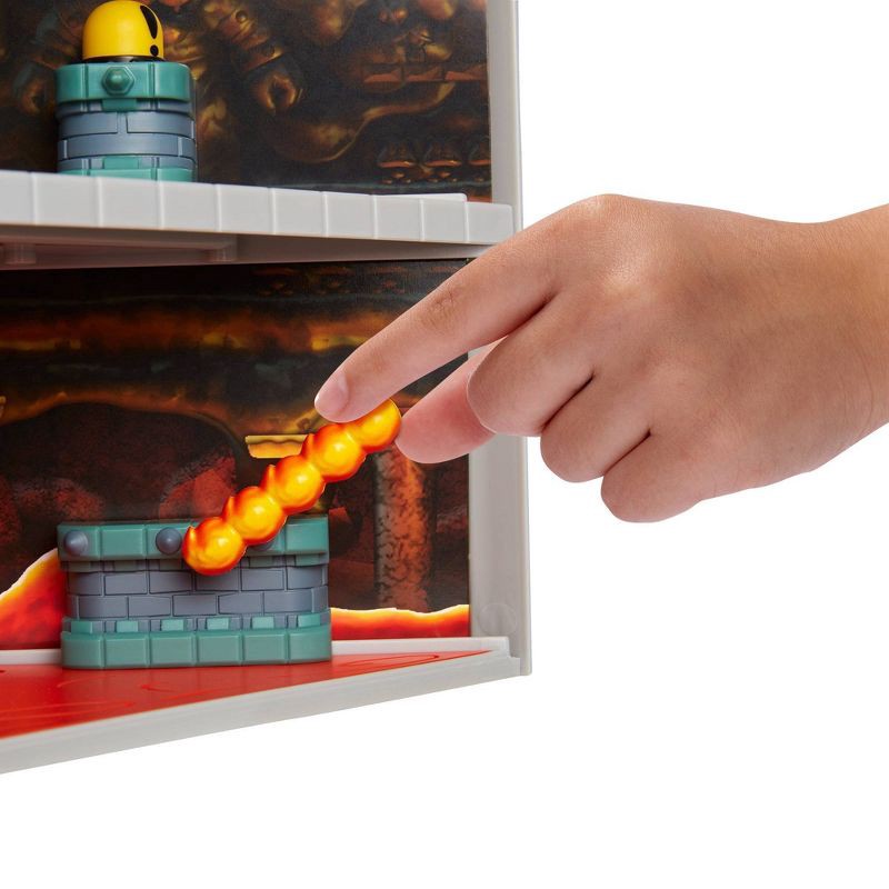 slide 8 of 13, Nintendo Super Mario Bowser Castle with 2.5" Bowser Figure, 1 ct