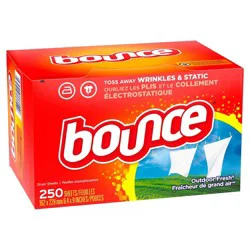 Bounce Outdoor Fresh Fabric Softener Dryer Sheets - 250ct