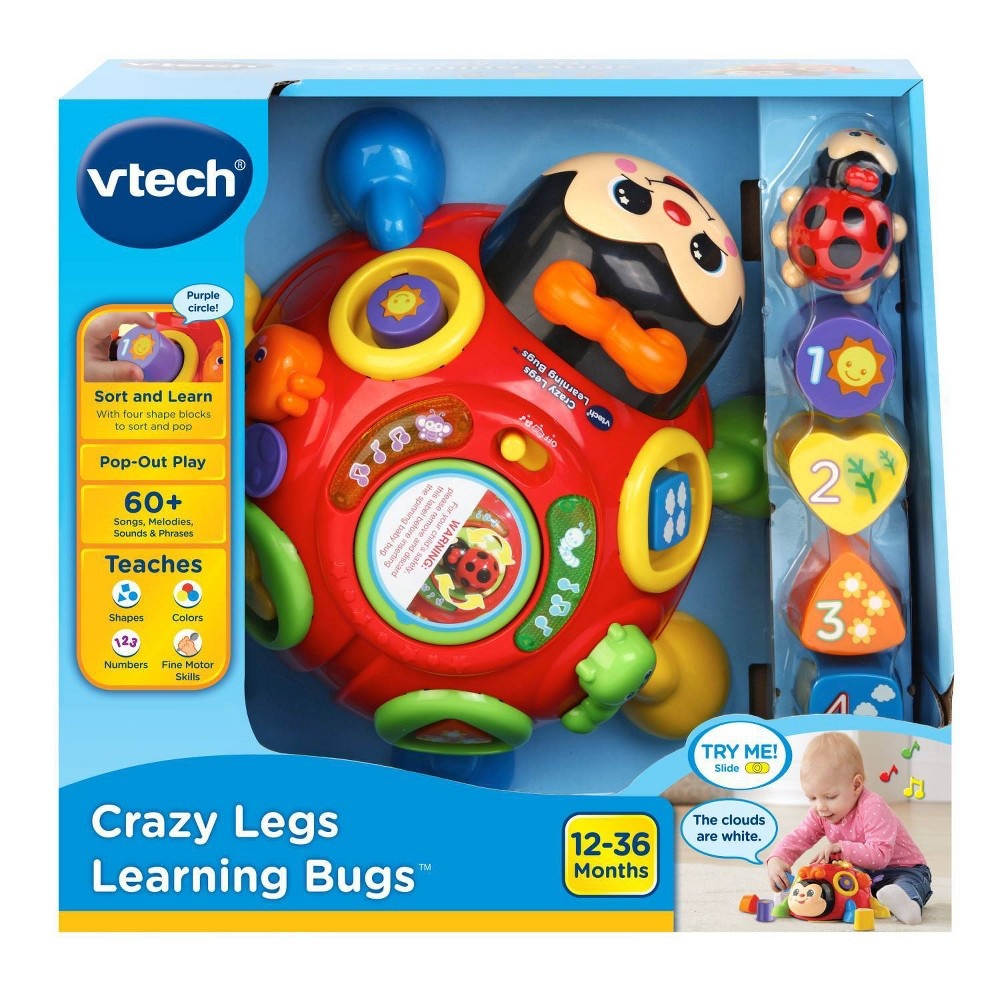 slide 7 of 7, VTech Crazy Legs Learning Bugs, 1 ct