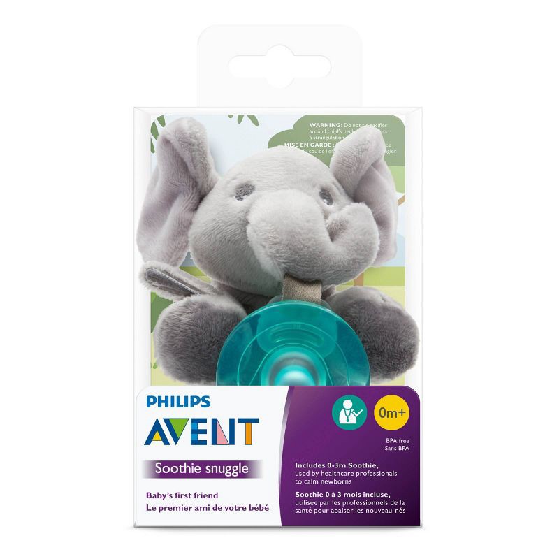 slide 7 of 7, Philips Avent Soothie snuggle - Elephant, 1 ct