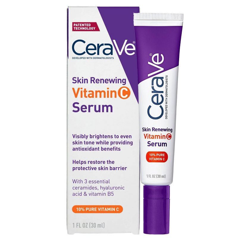 slide 2 of 13, CeraVe Skin Renewing Vitamin C Serum - 1 fl oz, 1 fl oz