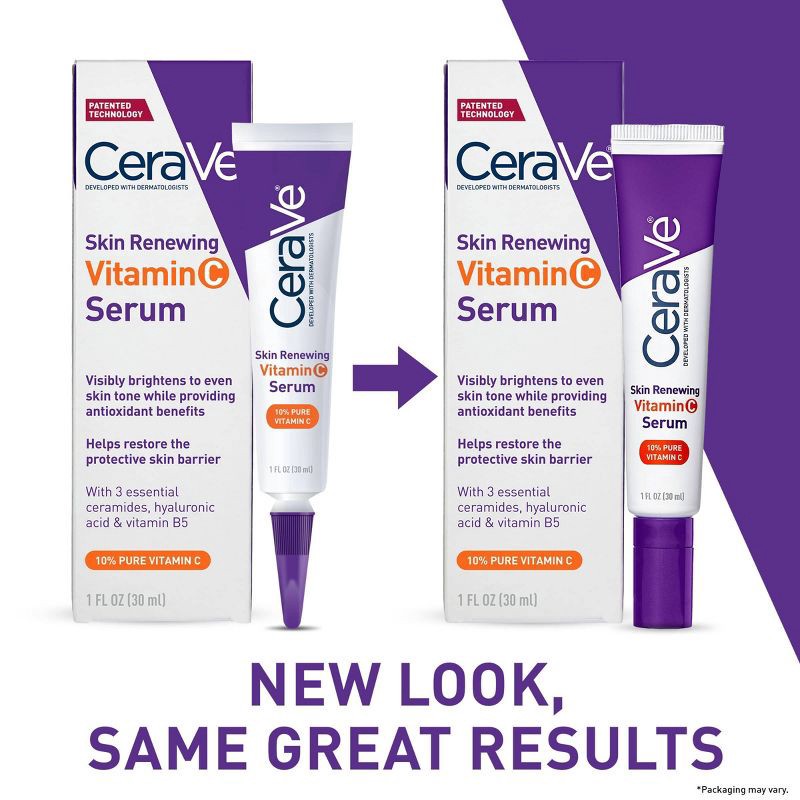 slide 4 of 13, CeraVe Skin Renewing Vitamin C Serum - 1 fl oz, 1 fl oz