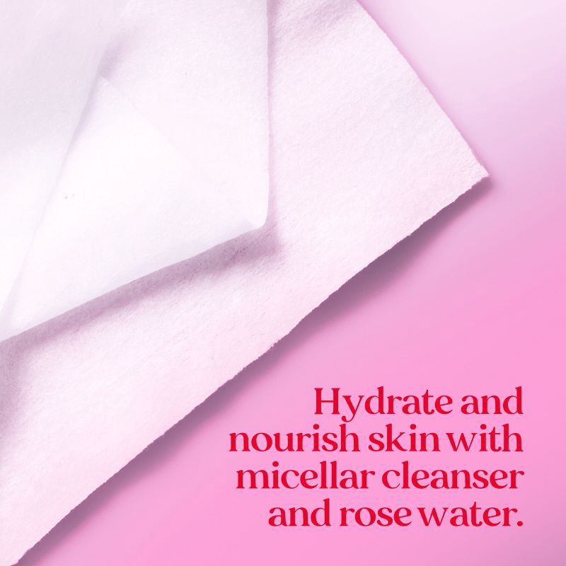 slide 6 of 17, Burt's Bees Facial Cleansing Towelettes Micellar Rose Makeup Removing - Unscented - 30ct, 30 ct