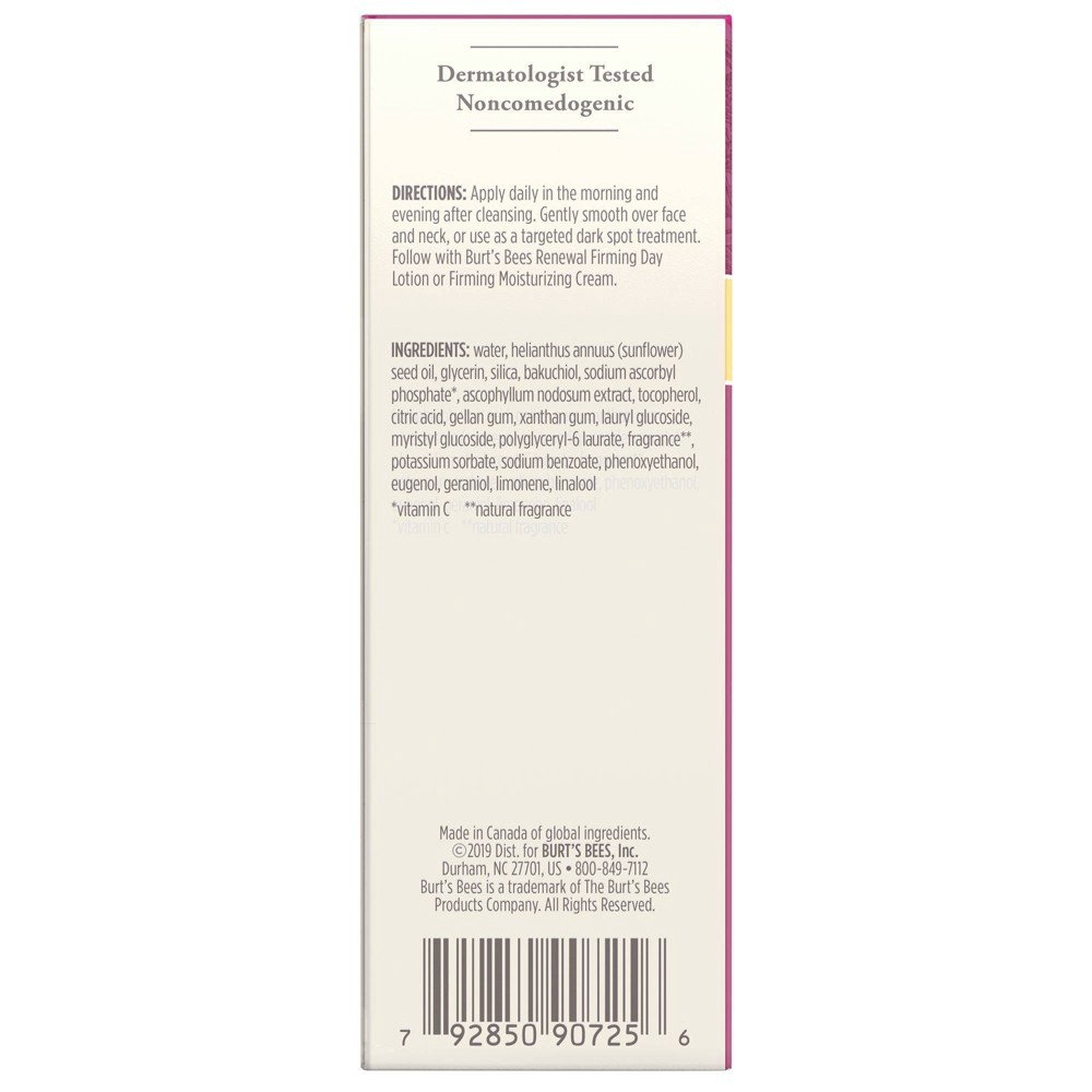 slide 2 of 11, Burt's Bees Renewal Dark Spot Corrector - 1 fl oz, 1 fl oz