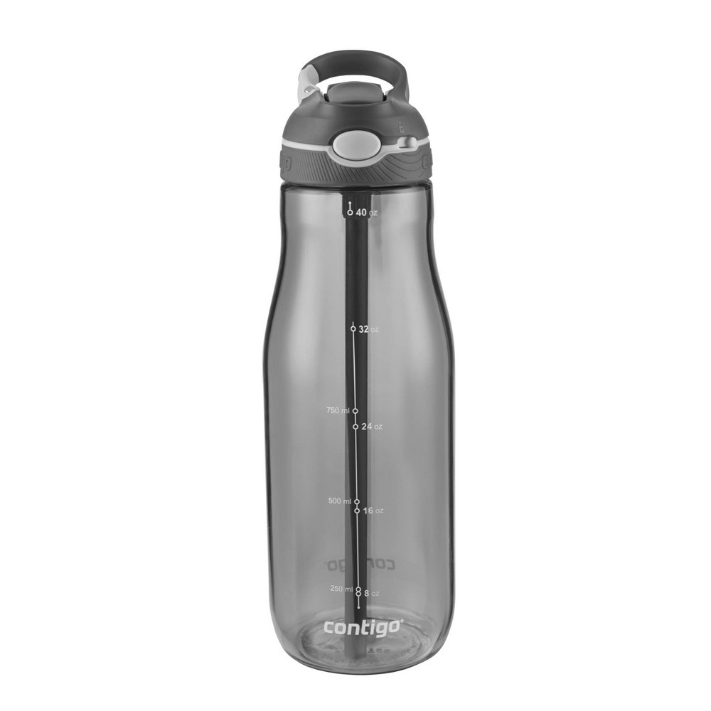 slide 5 of 6, Contigo Plastic AUTOSPOUT Straw Ashland Water Bottle Gray, 40 oz