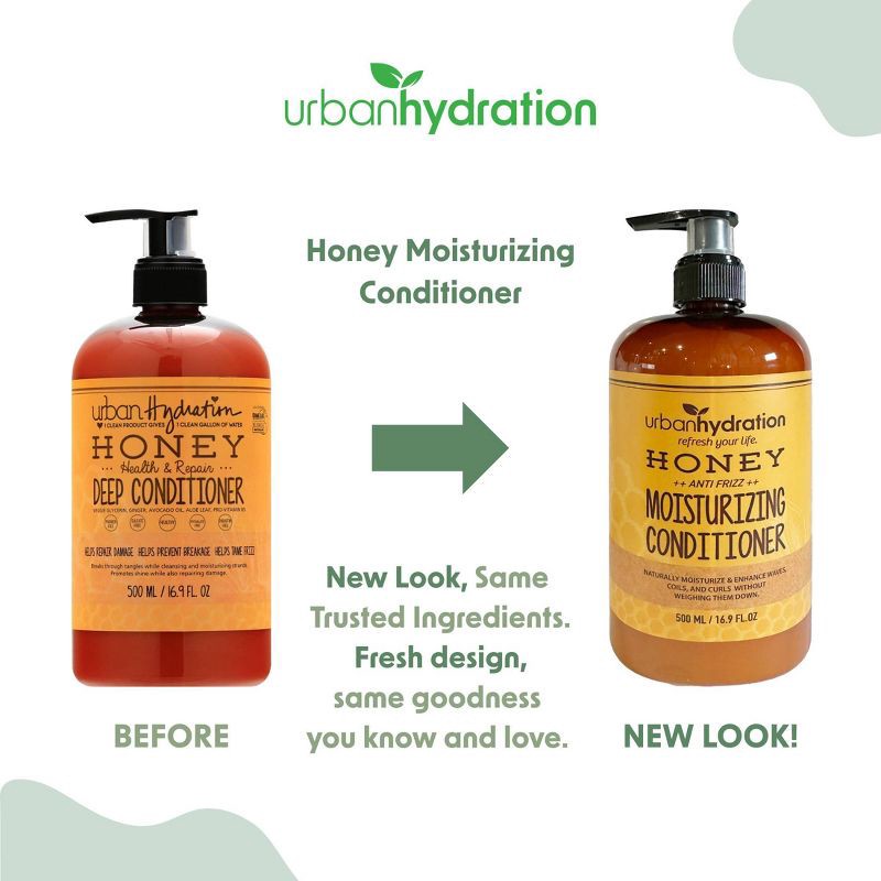 slide 3 of 4, Urban Hydration Health & Repair Deep Hair Conditioner - 16.9 fl oz, 16.9 fl oz