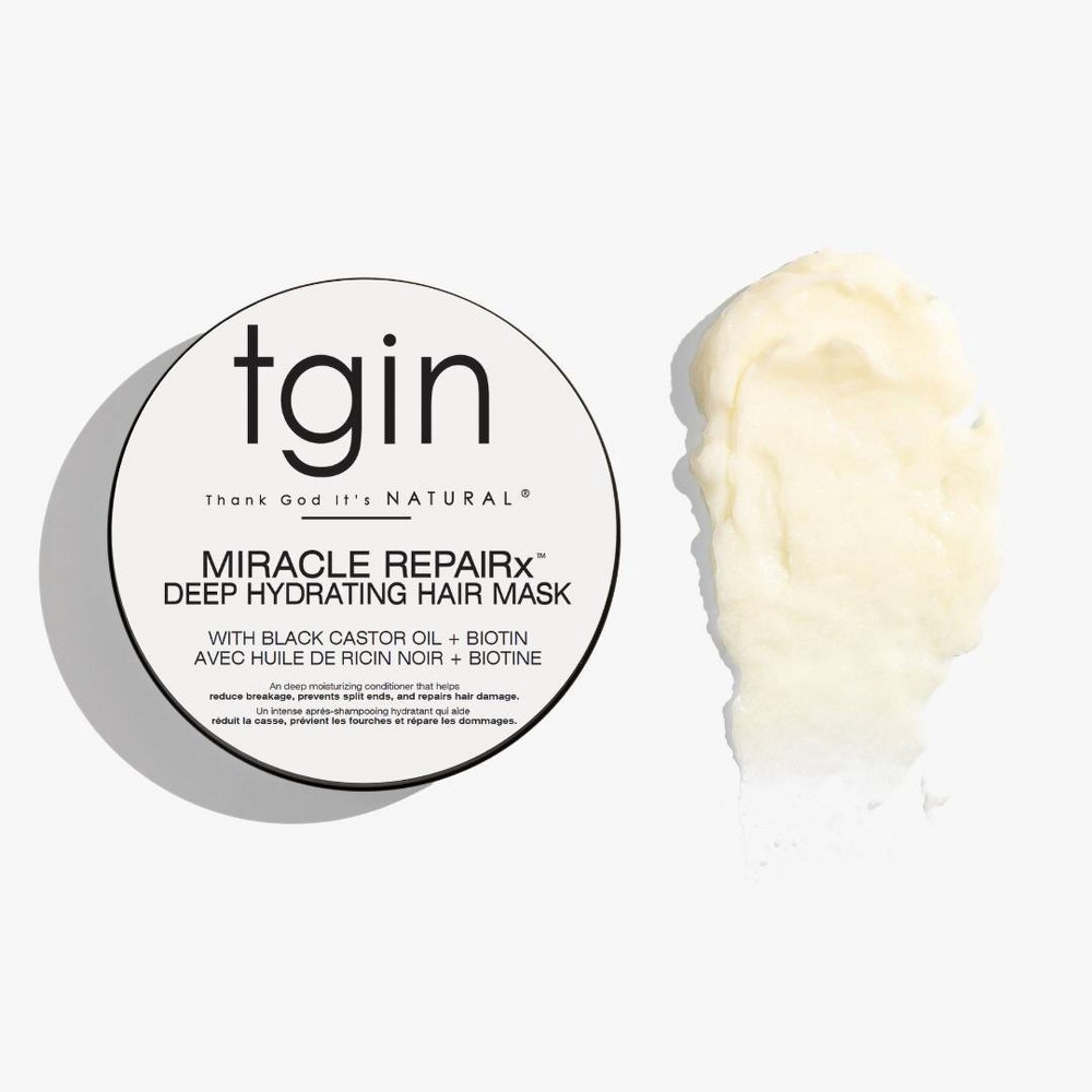 slide 5 of 5, TGIN Miracle RepaiRx Deep Hydrating Hair Mask, 12 oz