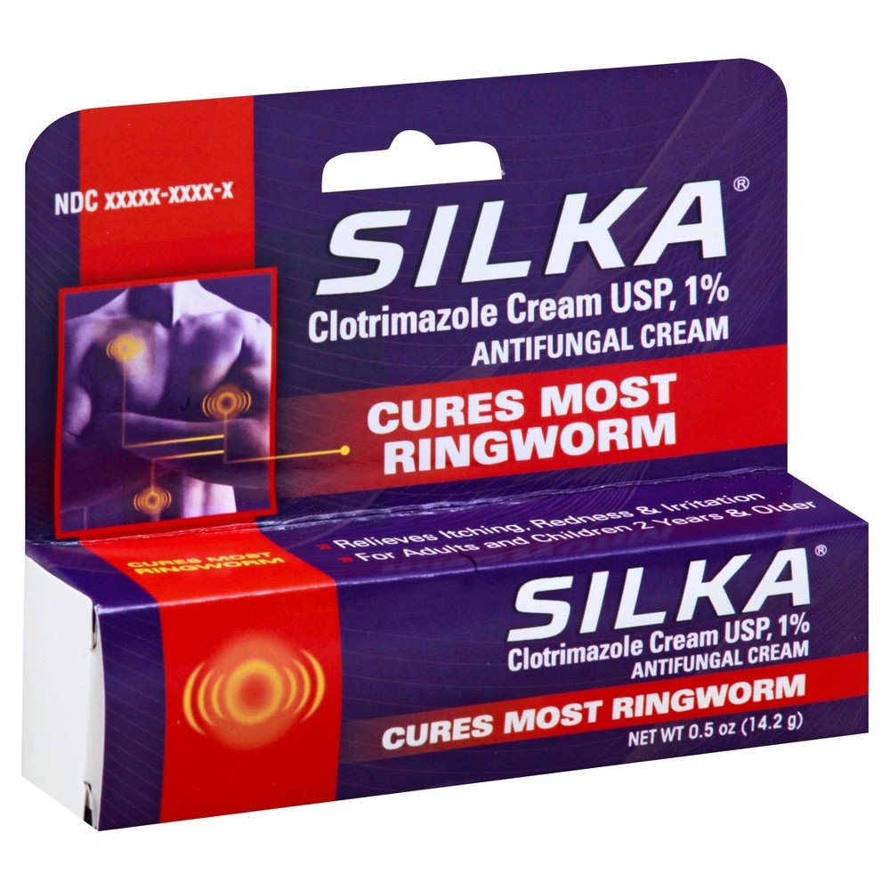 slide 2 of 4, SILKA Ringworm Antifungal Cream, 0.5 oz