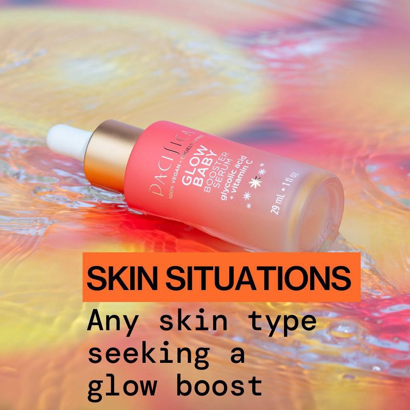 slide 9 of 9, Pacifica Glow Baby Vitamin C Booster Serum - 1 fl oz, 1 fl oz