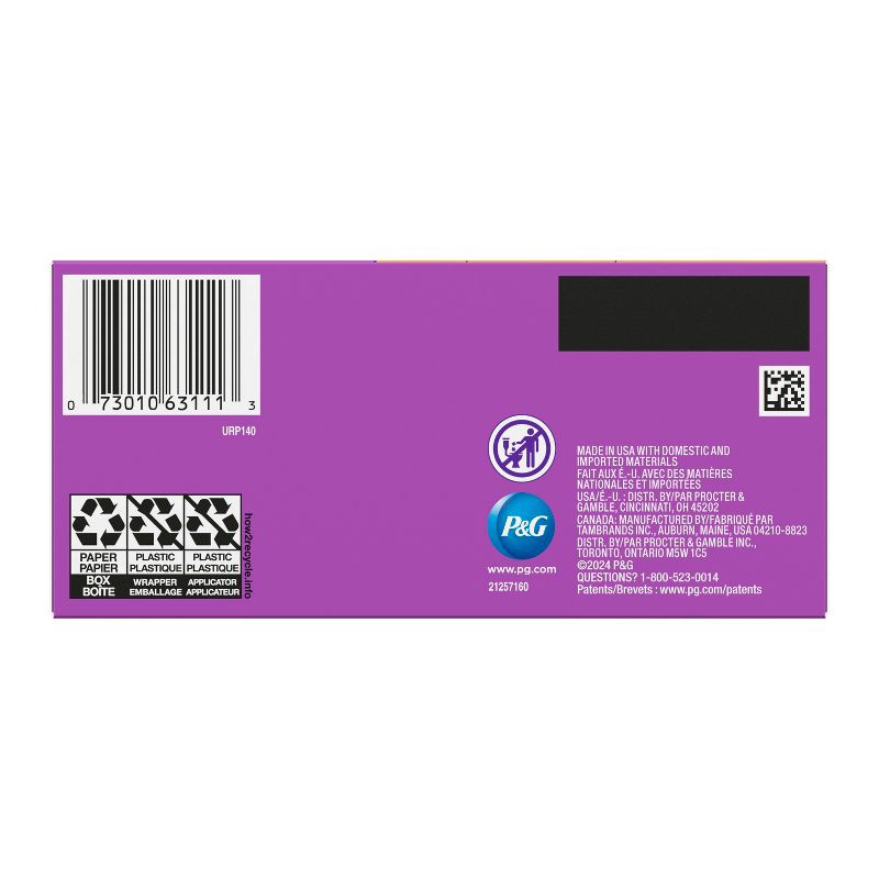 slide 15 of 15, Tampax Radiant Super Plus Absorbency Unscented Tampons - 28ct, 28 ct