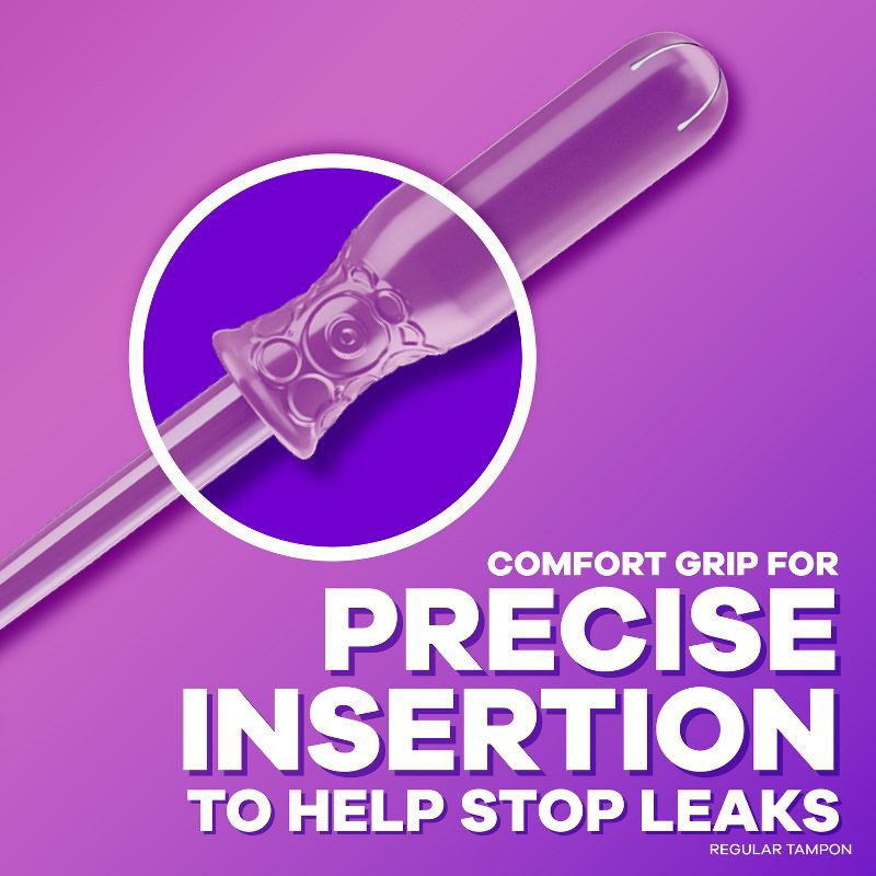 slide 8 of 15, Tampax Radiant Super Plus Absorbency Unscented Tampons - 28ct, 28 ct