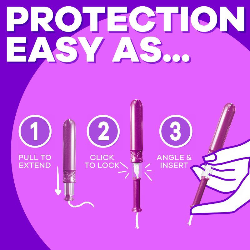 slide 4 of 15, Tampax Compact Radiant Regular Absorbency Unscented Tampons - 28ct, 28 ct