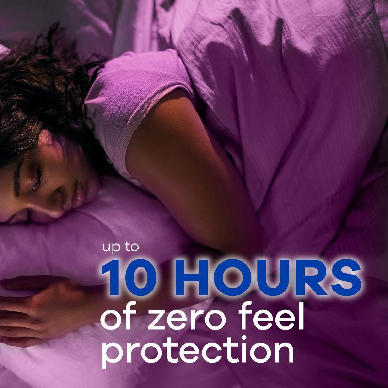 slide 8 of 12, Always Radiant Overnight Sanitary Pads with Wings - Scented - Size 4 - 20ct, 4 x 20 ct