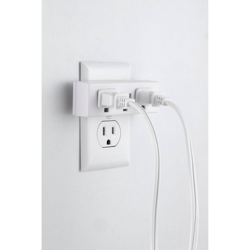 slide 7 of 7, Philips 2pk 3-Outlet Grounded Tap, 2 ct