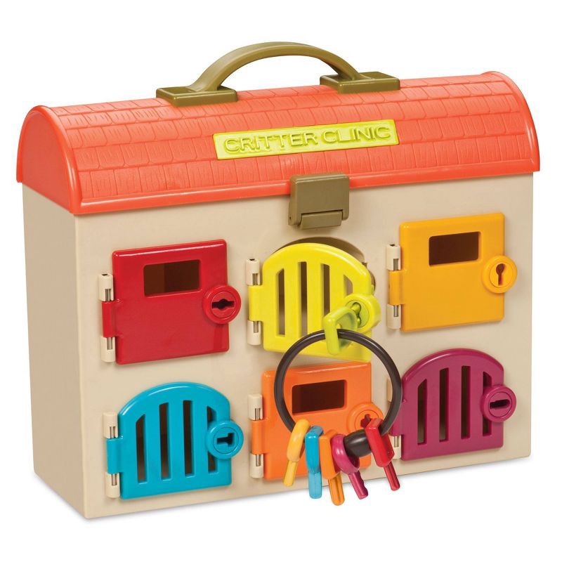 slide 2 of 9, B. toys Toy Vet Kit for Kids Critter Clinic, 1 ct