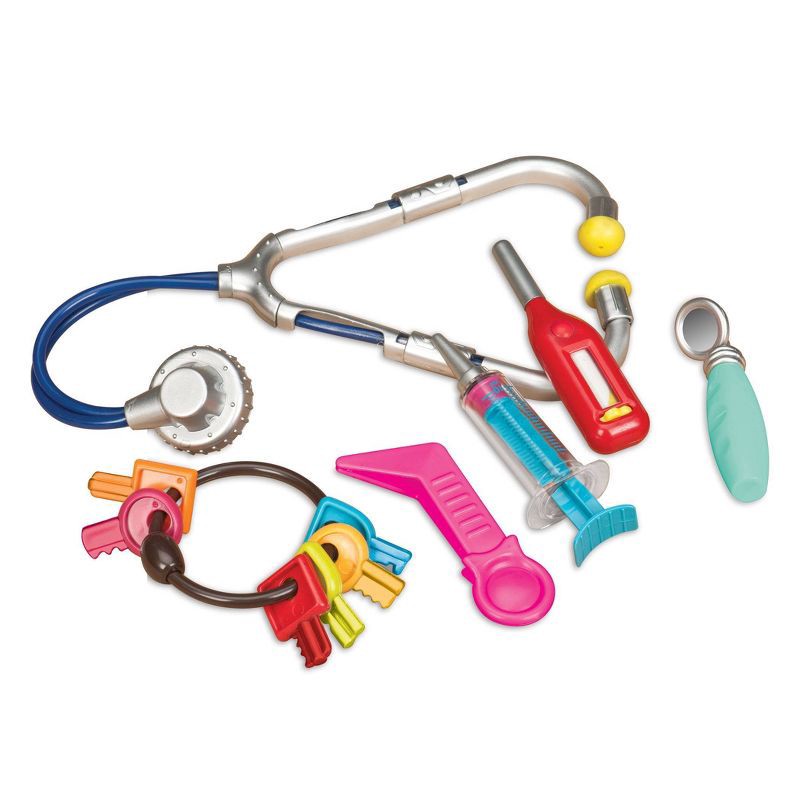 slide 7 of 9, B. toys Toy Vet Kit for Kids Critter Clinic, 1 ct
