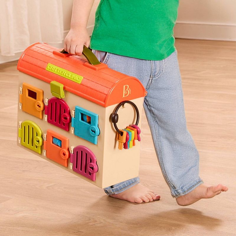 slide 9 of 9, B. toys Toy Vet Kit for Kids Critter Clinic, 1 ct