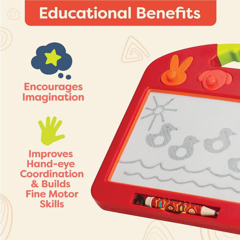 slide 6 of 8, B. toys Magnetic Drawing Board - Toulouse LapTrec, 1 ct