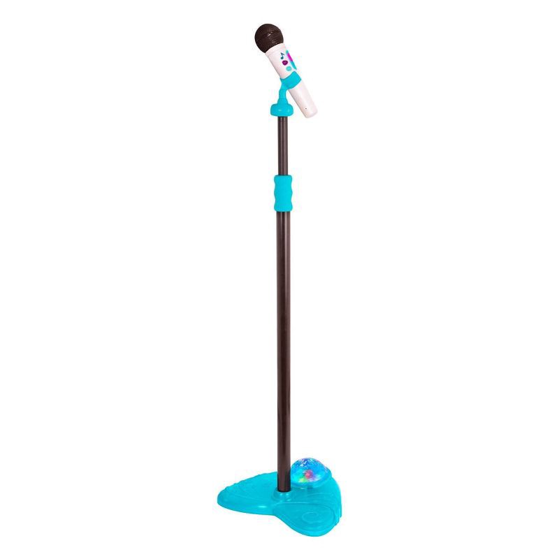 slide 1 of 1, B. toys Microphone, Stand & Light-Up Base - Mic it Shine, 1 ct