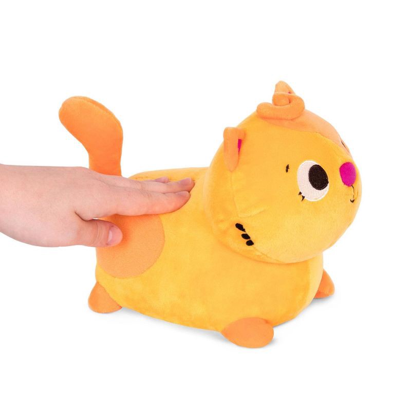 slide 2 of 7, B. toys Interactive Stuffed Animal Cat Wobble 'n' Go - Lolo, 1 ct
