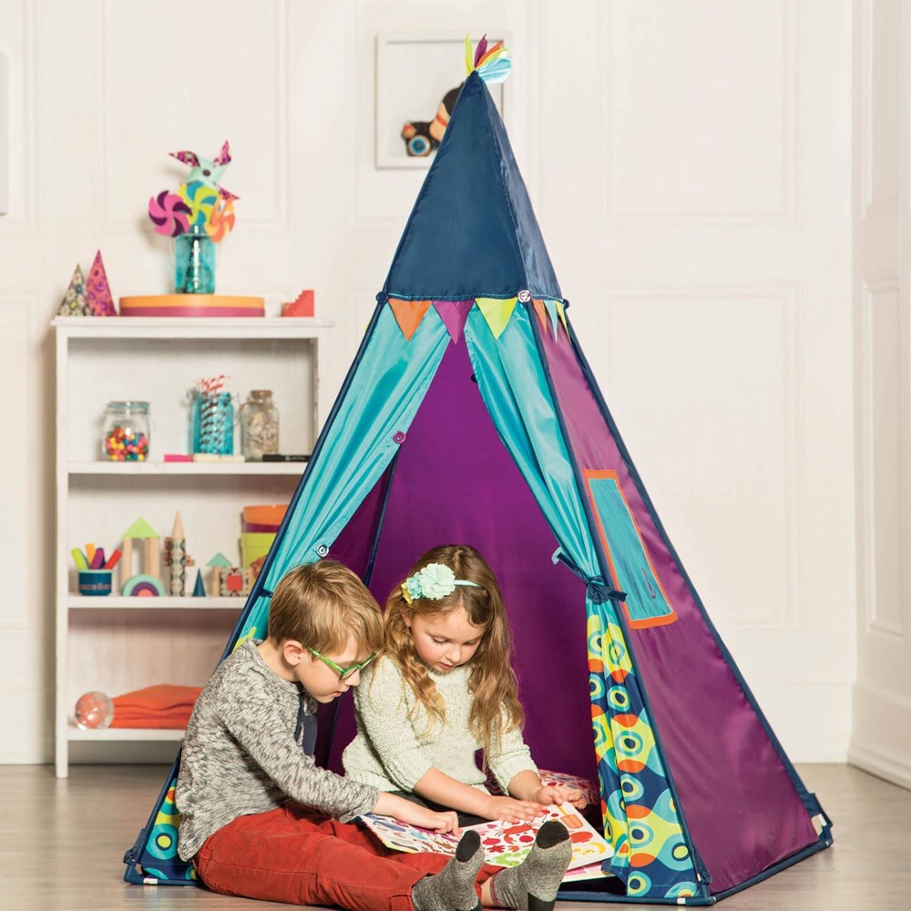 slide 2 of 4, B. toys Indoor Play Tent, 1 ct