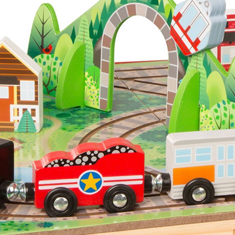 slide 4 of 9, Melissa & Doug Take-Along Railroad 17pc, 17 ct