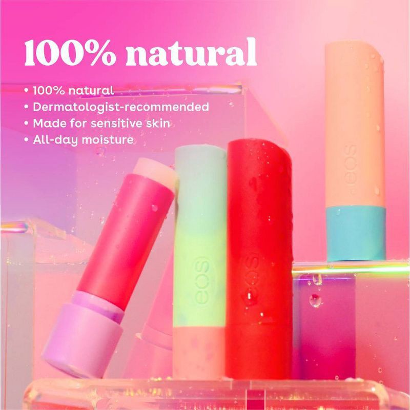 slide 3 of 6, eos 100% Natural Lip Balm Sticks - Watermelon Frosé and Lychee Martini - 2pk/0.28oz, 2 ct; 0.28 oz