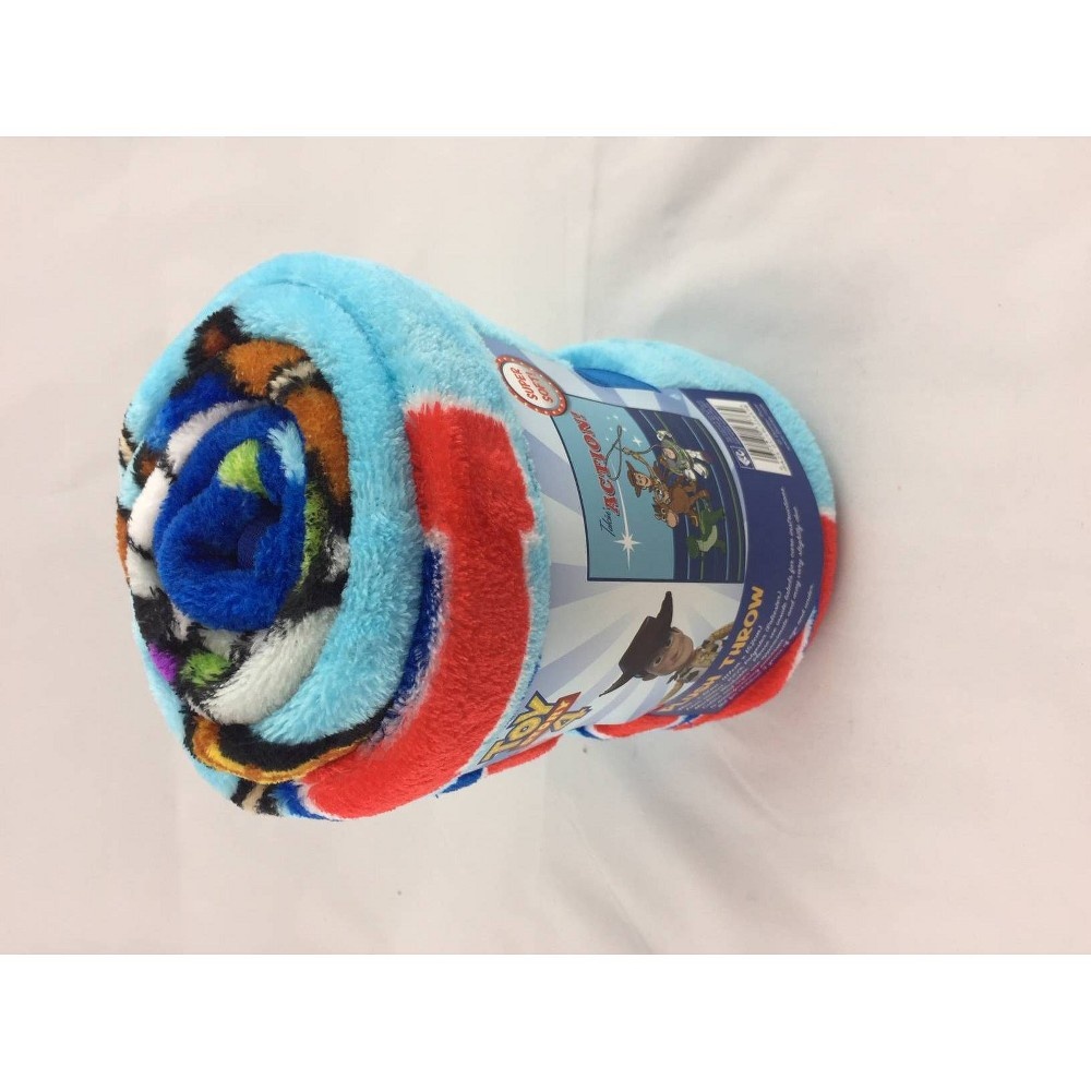 slide 2 of 3, Toy Story 4 46"x60" Throw Blanket Blue, 1 ct
