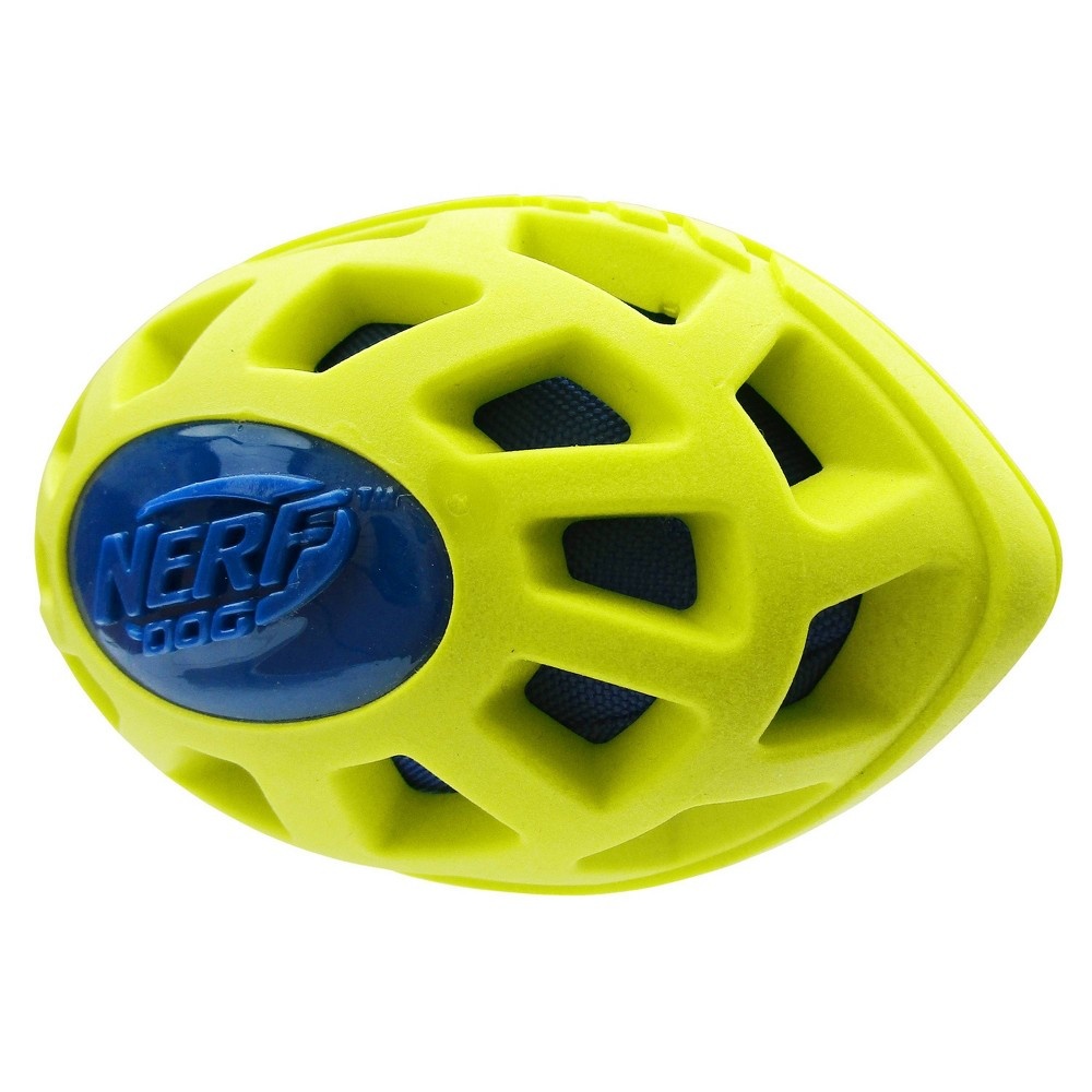 slide 3 of 3, NERF Nerf Megaton Crunch Football Dog Toy - M, 1 ct