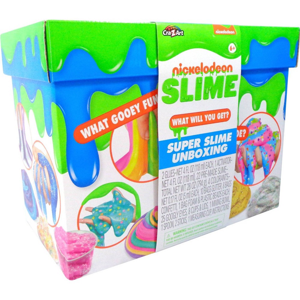 slide 3 of 11, Nickelodeon Super Slime Surprise Unboxing Kit, 1 ct