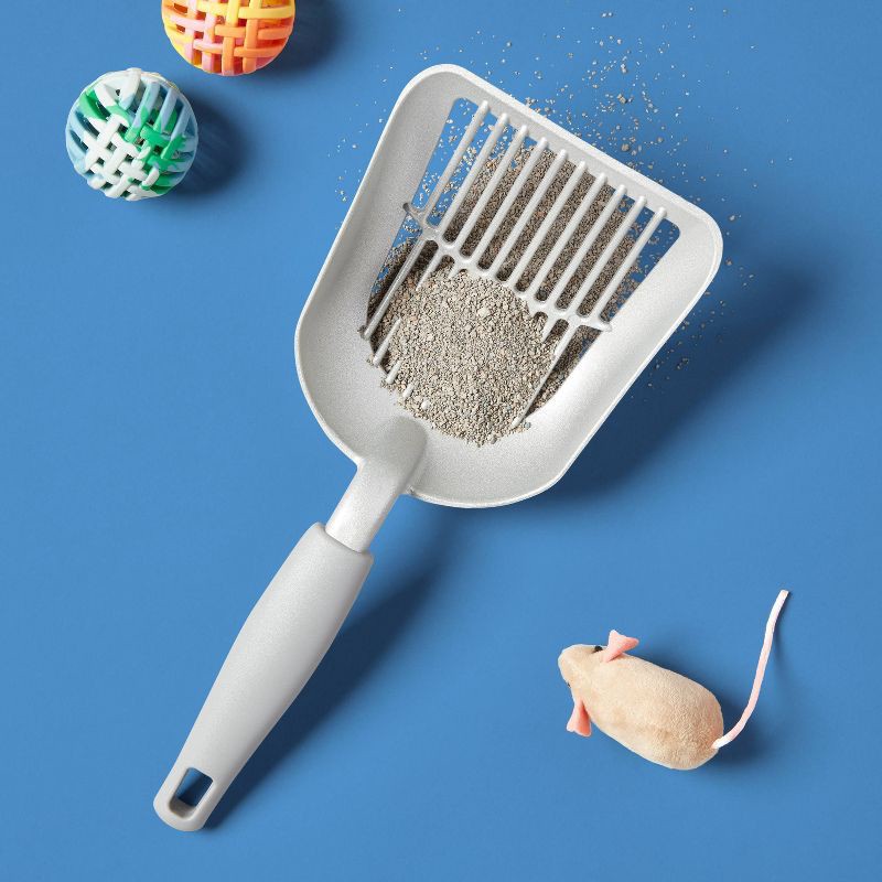 slide 2 of 3, Cat Litter Scoop - Metal - Non-Stick - up&up™, 1 ct