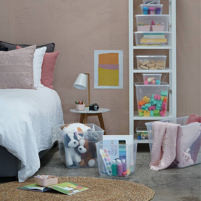 slide 4 of 5, Ezy Storage 23.1L/24.4qt Karton Clear Boot Box, 23.1 liter, 24.4 qt