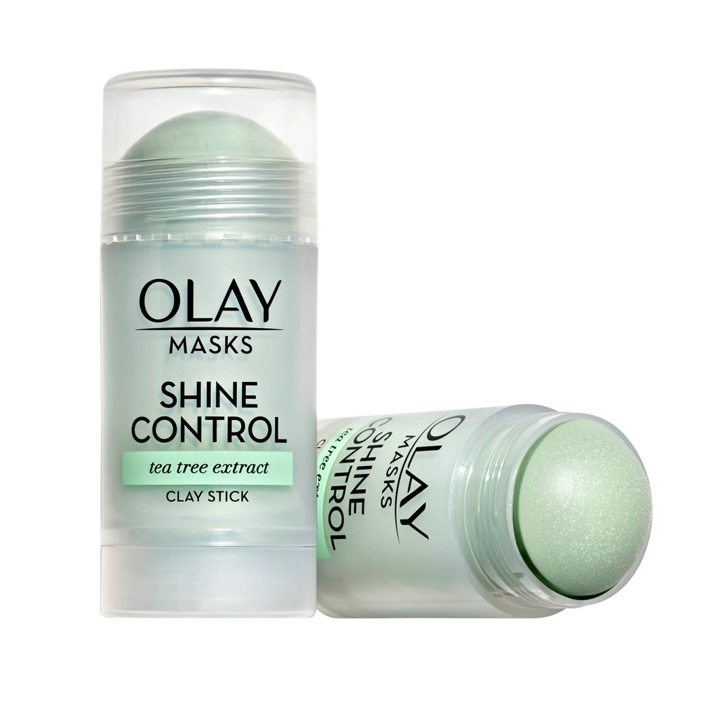 slide 4 of 7, Olay Shine Control Face Mask Stick With Tea Tree Extract, 1.7 Oz, 1.7 oz