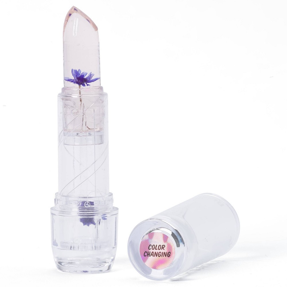 slide 2 of 3, Blossom Color Changing Crystal Lip Balm Purple Flower - 0.7oz, 0.7 oz