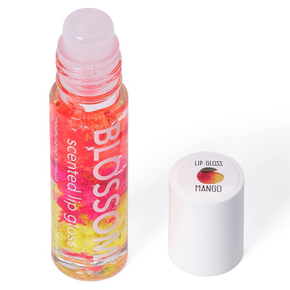 slide 3 of 3, Blossom Delicious Kiss Roll-On Lip Gloss - Mango - 0.2 fl oz, 0.2 fl oz