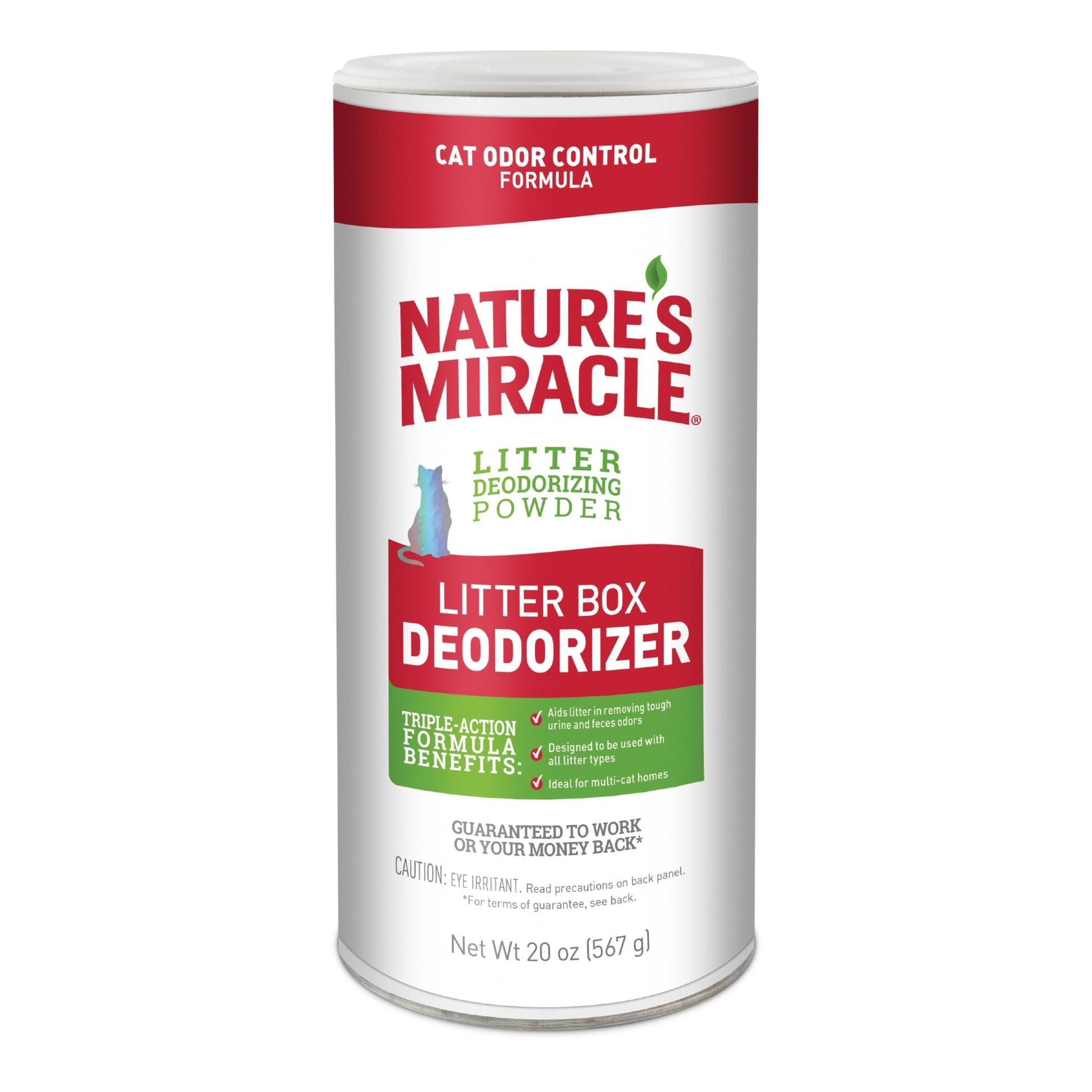 slide 1 of 5, Nature's Miracle Deodorizer Cat Litter Box, 20 oz