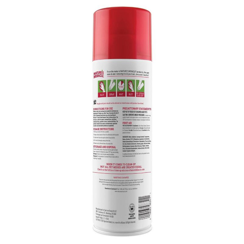 slide 2 of 9, Nature's Miracle Cat Stain & Odor Aerosol - 17.5oz, 17.5 oz