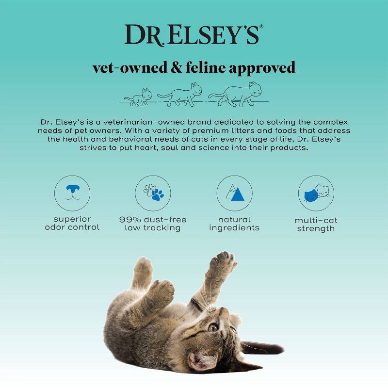 slide 8 of 8, Dr. Elsey's Fragrance Free Ultra Unscented Cat Litter - 35lb, 35 lb
