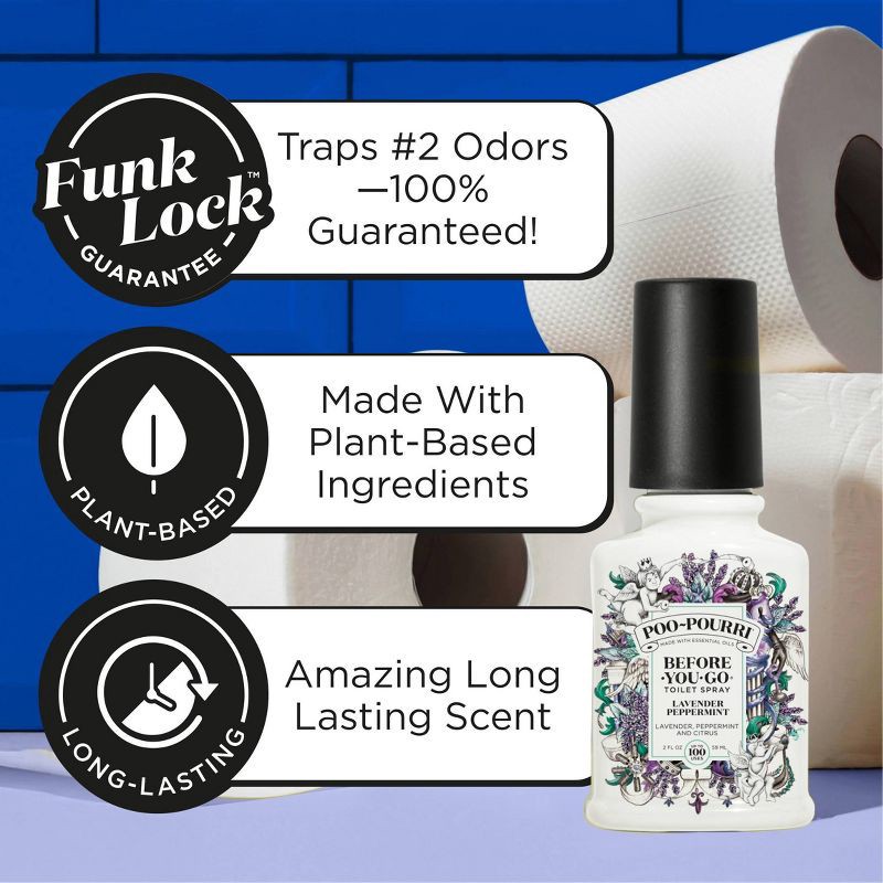 slide 3 of 12, Poo-Pourri Toilet Spray - Lavender Peppermint - 2 fl oz, 2 fl oz