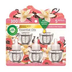 Air Wick Scented Oil Refill - Vanilla & Pink Papaya - 3.38 fl oz/5pk
