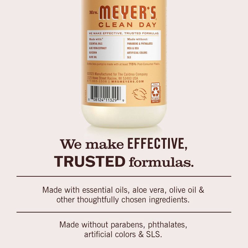 slide 5 of 8, Mrs. Meyer's Clean Day Liquid Hand Soap - Oat Blossom - 12.5 fl oz, 12.5 fl oz