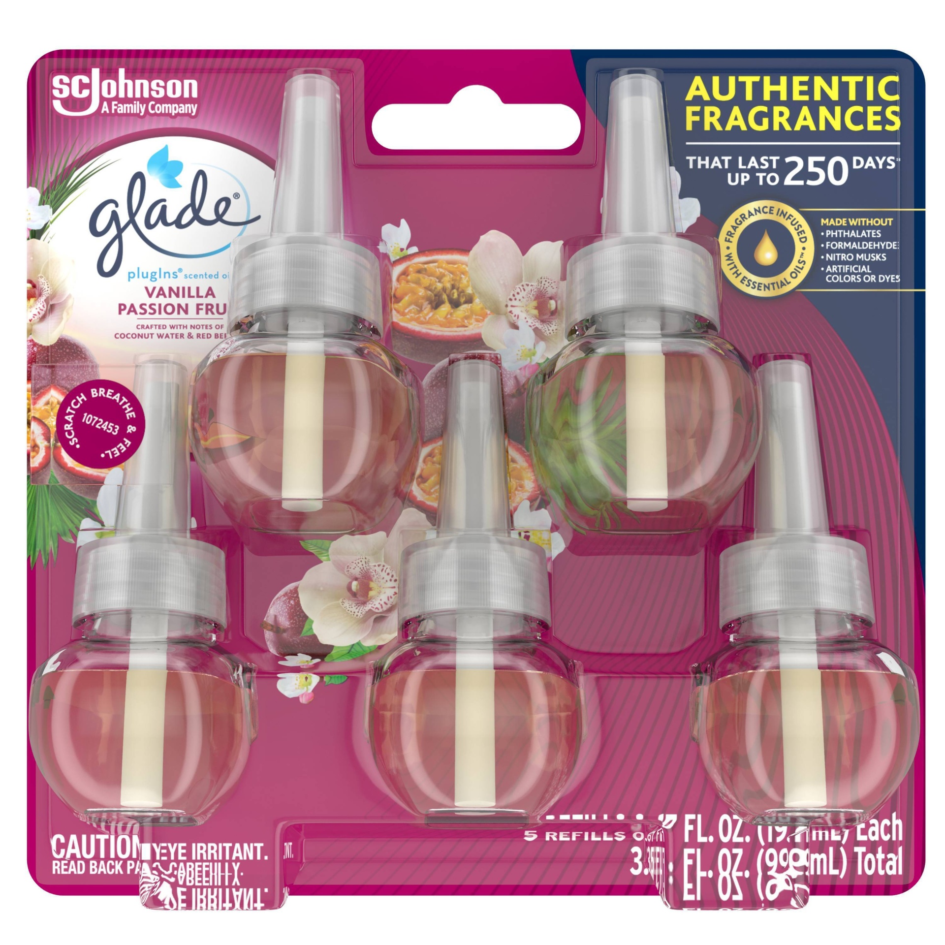 Glade Vanilla Passionfruit PlugIns Refill 5 ct Shipt