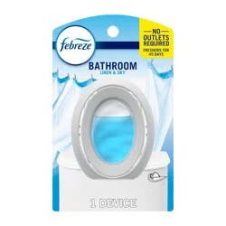 Febreze Odor-Eliminating Small Spaces Air Freshener - Linen & Sky - 1ct: Non-Powered, Oil, 0.25oz