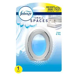 Febreze Odor-Eliminating Small Spaces Air Freshener - Linen & Sky - 1ct: Non-Powered, Oil, 0.25oz