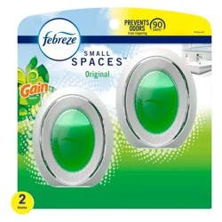 Febreze Odor-Fighting Small Spaces Air Freshener - Gain Original Scent - 2ct