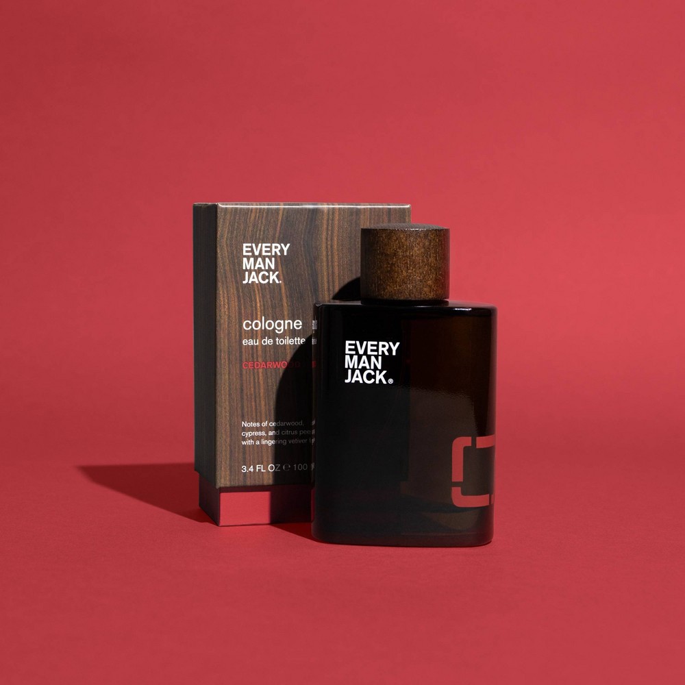 Every Man Jack Men s Cedarwood Cologne Notes of Cedar Cypress