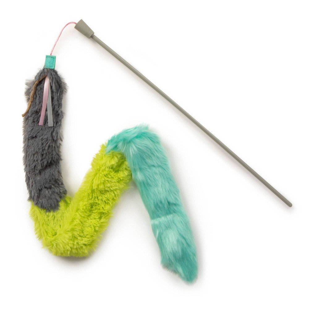 slide 4 of 6, SmartyKat Crazy Catch Break Away Wand Cat Toy, 1 ct