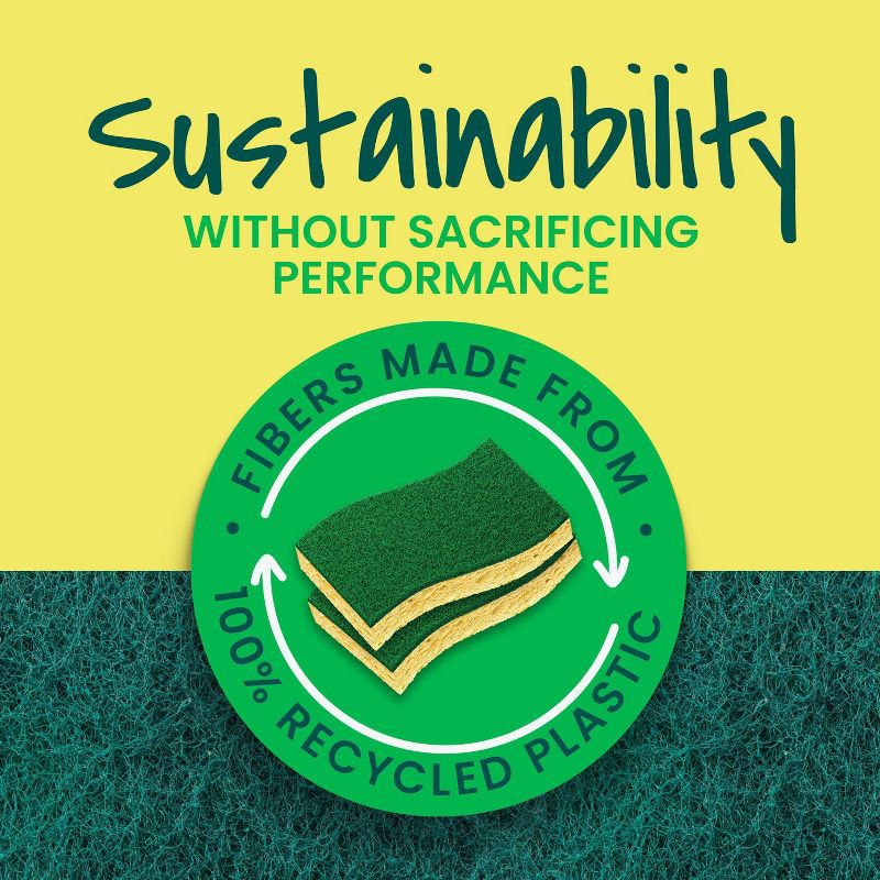 slide 10 of 12, Scotch-Brite Heavy Duty Scrub Sponges - 3ct, 3 ct