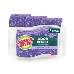 Scotch-Brite Odor Resist Non-Scratch Sponges - 3ct
