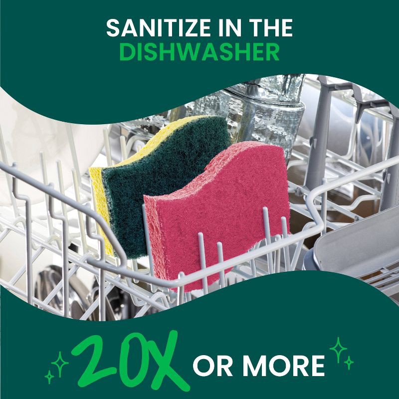 slide 7 of 14, Scotch-Brite Delicate Clean Non-Scratch Scrub Sponges - 3ct, 3 ct